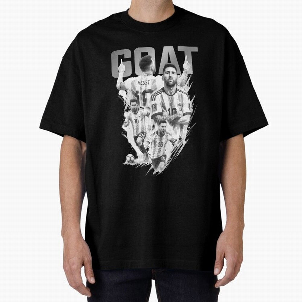 BLACK WHITE GOAT Lionel Messi watercolor illustration Classic T-Shirt Turn Football Passion into FIFA World Cup 2026 Spirit, Centered on Argentina, France and Brazil, Neymar, Global Supporter Spirit, Legendary Goals, National Colors and Tournament
