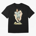 skills Lionel Messi watercolor illustration Classic T-Shirt Stand with FIFA World Cup 2026 Spirit, Driven by Germany, Messi, Retro Football Energy, Iconic Rivalries, Trophy Chase Drama and Stadium Atmosphere; Ideal for Fans Who Follow Messi,