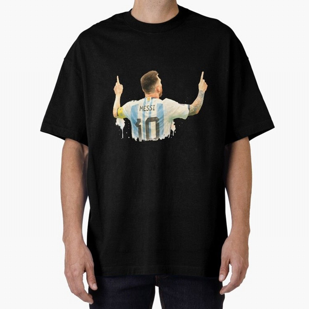 celebration Lionel Messi watercolor illustration Classic T-Shirt Enjoy the Biggest Football Party of FIFA World Cup 2026 Group Stage Spirit, with Netherlands, CR7 and Messi, Tournament Hype, Historic Matchups, Family Viewing Parties and Global
