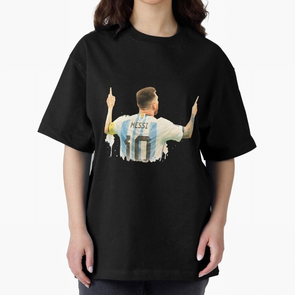 celebration Lionel Messi watercolor illustration Classic T-Shirt Enjoy the Biggest Football Party of FIFA World Cup 2026 Group Stage Spirit, with Netherlands, CR7 and Messi, Tournament Hype, Historic Matchups, Family Viewing Parties and Global