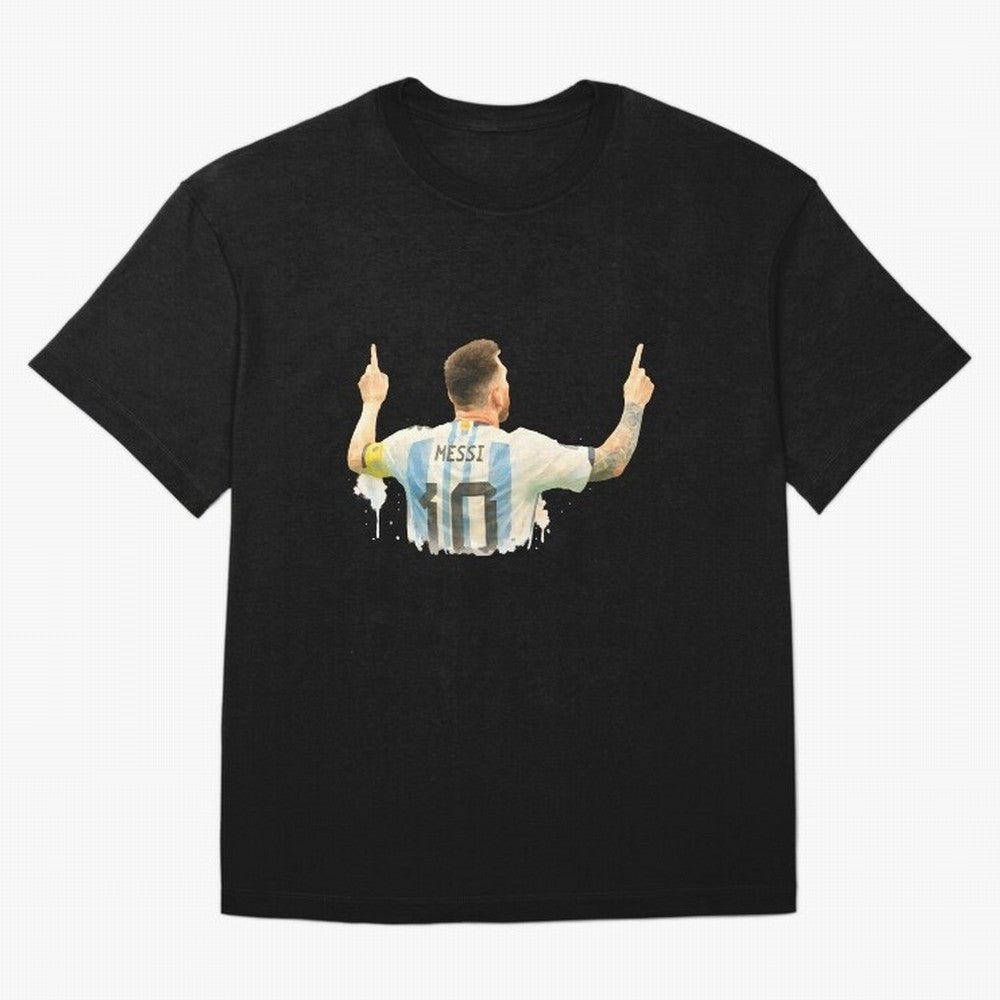 celebration Lionel Messi watercolor illustration Classic T-Shirt Enjoy the Biggest Football Party of FIFA World Cup 2026 Group Stage Spirit, with Netherlands, CR7 and Messi, Tournament Hype, Historic Matchups, Family Viewing Parties and Global
