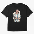 Lionel Messi watercolor illustration Classic T-Shirt Refresh the FIFA World Cup 2026 Group Stage Journey through CR7 and Messi Highlights, Germany Pride, Stadium Chants, National Pride, Trophy Dreams and Unforgettable Football Memories; Ideal for