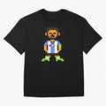 Pixel Pose Messi Oversized T-Shirt Carry National Pride through FIFA World Cup 2026 USA Canada Mexico Spirit, Filled with England and Germany, Messi, CR7 and Mbappe, Sports Nostalgia, International Competition, Famous Players and Unforgettable