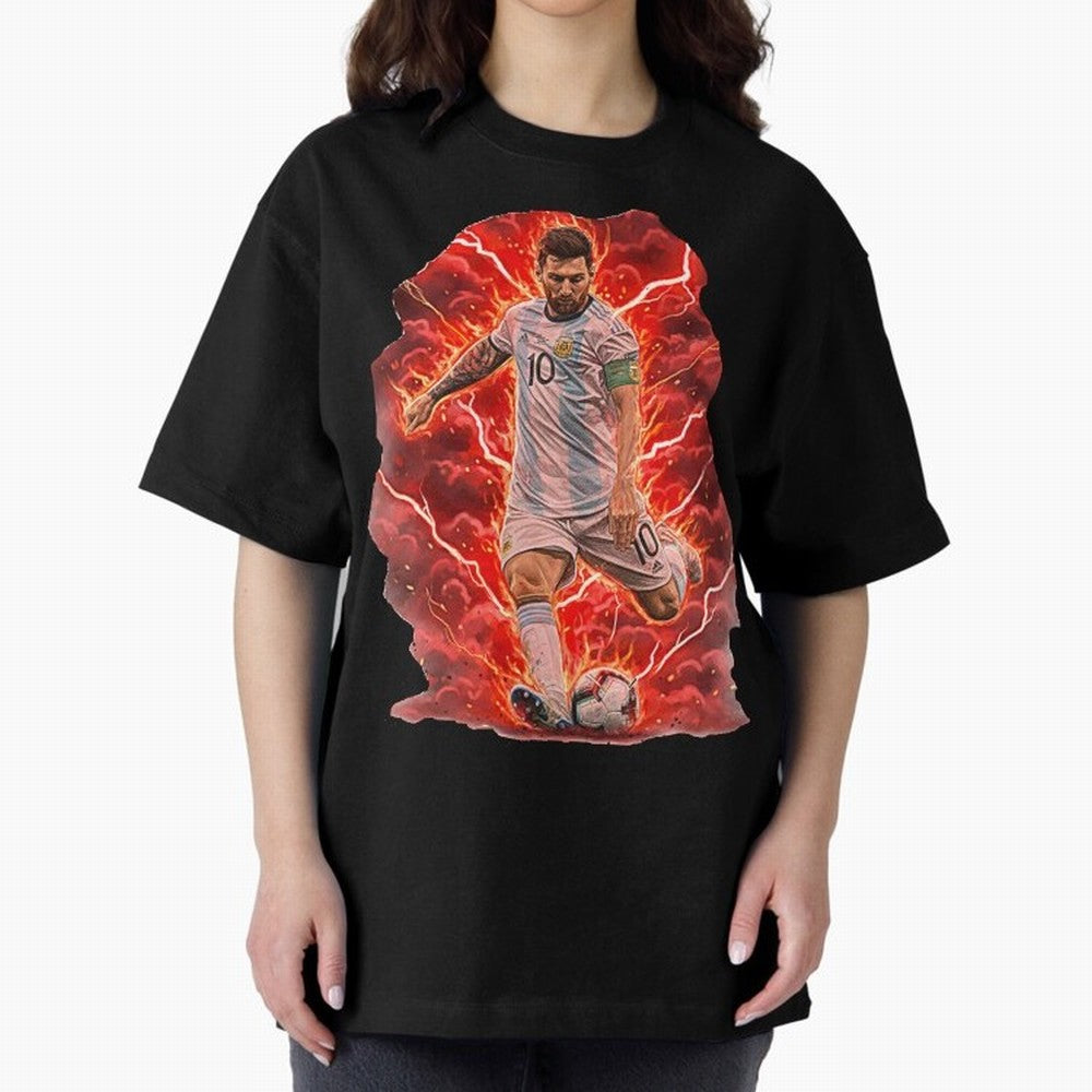 Messi Illustrated Style (HD) ¨C High Definition Design The Goat Unique Classic T-Shirt Celebrate the Biggest Stage of the FIFA World Cup 2026 USA Canada Mexico Journey through Mbappe and Neymar Highlights, Portugal Pride, Championship Spirit,