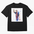 Lionel Messi Barcelona football legend Oversized T-Shirt Build the FIFA World Cup 2026 Group Stage Journey through Haaland and Mbappe Highlights, England and Germany Pride, Football Passion, Legendary Performances, Festival Vibes and Supporter