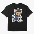 Fcb - Fc Barcelona | Cute Cat Messi with Jersey Barcelona Classic T-Shirt Follow Every Goal of Match Day Hype around FIFA World Cup 2026, CR7 and Messi, Argentina, Supporter Pride, Iconic Celebrations, Legendary Names and Global Match Day Energy;