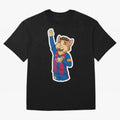 Fcb - Fc Barcelona | Cute Cat Messi with Jersey Barcelona Oversized T-Shirt Bring Bold Fan Energy to the FIFA World Cup 2026 Journey through Mbappe Highlights, England and Germany Pride, Game Day Rituals, Football Legends, Country Pride and the