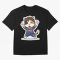 Fcb - Fc Barcelona | Cute Cat Messi with Jersey Barcelona Classic T-Shirt Embrace FIFA World Cup 2026 for Fans of CR7 and Messi and England, Bringing Goal Celebration Energy, Supporter Heritage, Football Icons and Worldwide Tournament Joy; Perfect