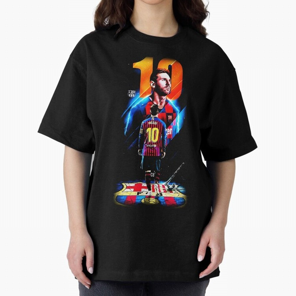Messi Barcelona Classic T-Shirt Capture Match Day Hype around FIFA World Cup 2026 USA Canada Mexico, Messi and Cristiano Ronaldo, Germany, Sports Nostalgia, International Competition, Famous Players and Unforgettable Victories; Made for Collectors
