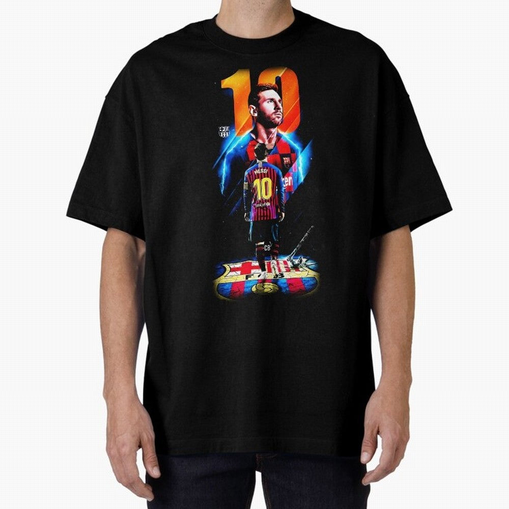 Messi Barcelona Classic T-Shirt Capture Match Day Hype around FIFA World Cup 2026 USA Canada Mexico, Messi and Cristiano Ronaldo, Germany, Sports Nostalgia, International Competition, Famous Players and Unforgettable Victories; Made for Collectors