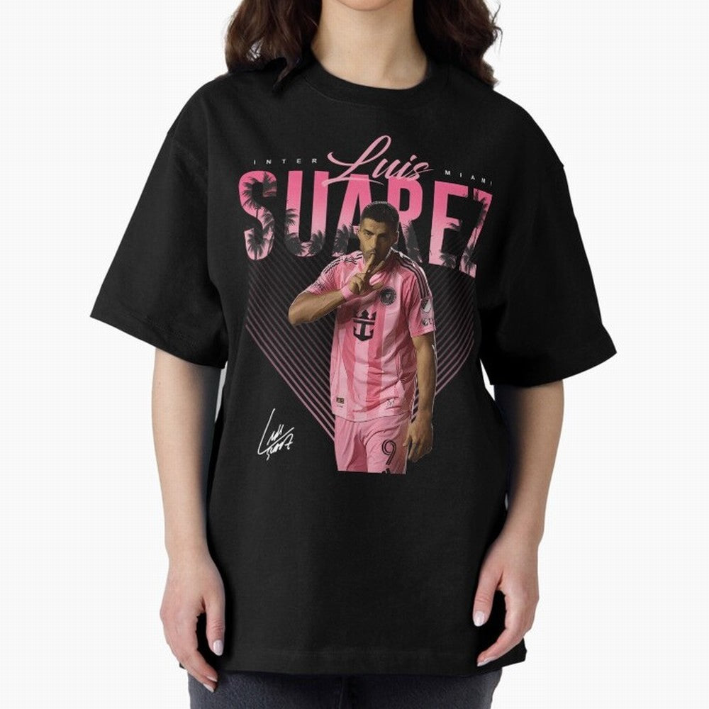 Luis Suarez Inter Miami FC Classic T-Shirt Celebrate Soccer Greatness during Match Day Hype around FIFA World Cup 2026 Group Stage, Messi and Cristiano Ronaldo, Brazil, Portugal and Argentina, Retro Football Energy, Iconic Rivalries, Trophy Chase