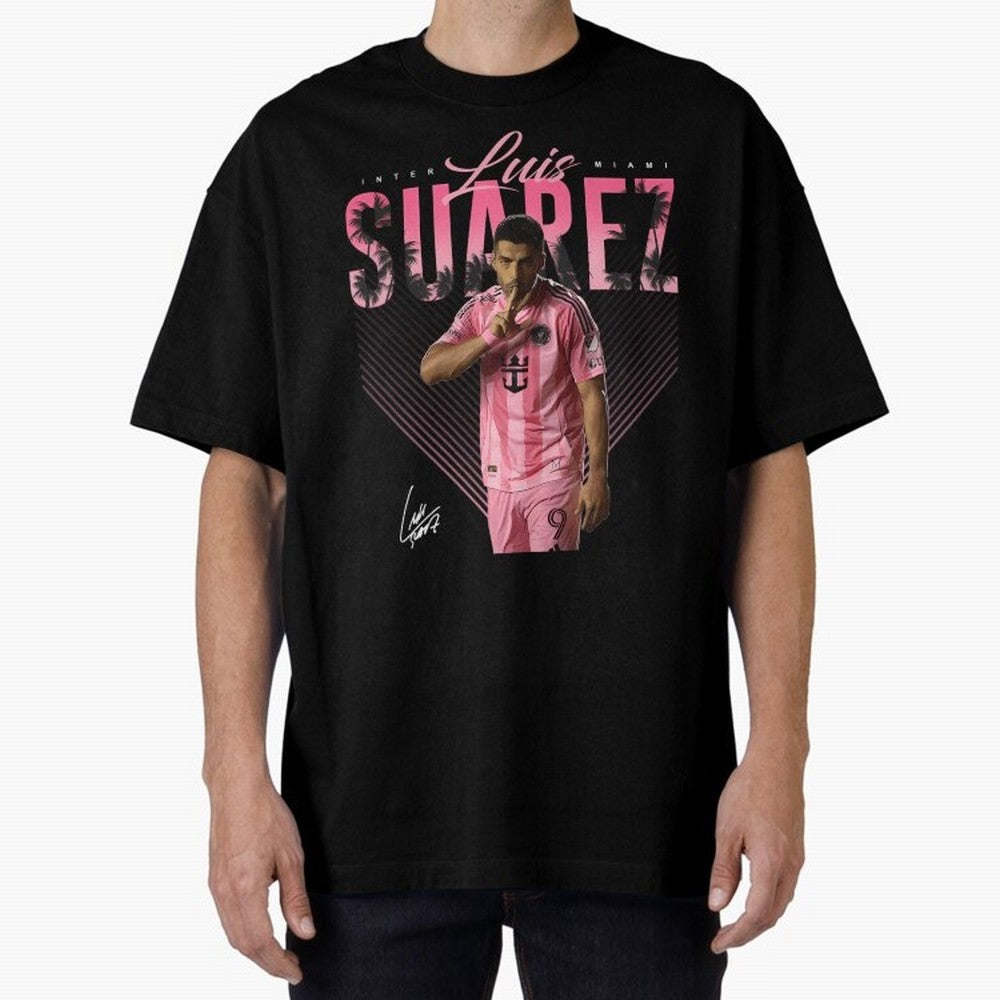 Luis Suarez Inter Miami FC Classic T-Shirt Celebrate Soccer Greatness during Match Day Hype around FIFA World Cup 2026 Group Stage, Messi and Cristiano Ronaldo, Brazil, Portugal and Argentina, Retro Football Energy, Iconic Rivalries, Trophy Chase