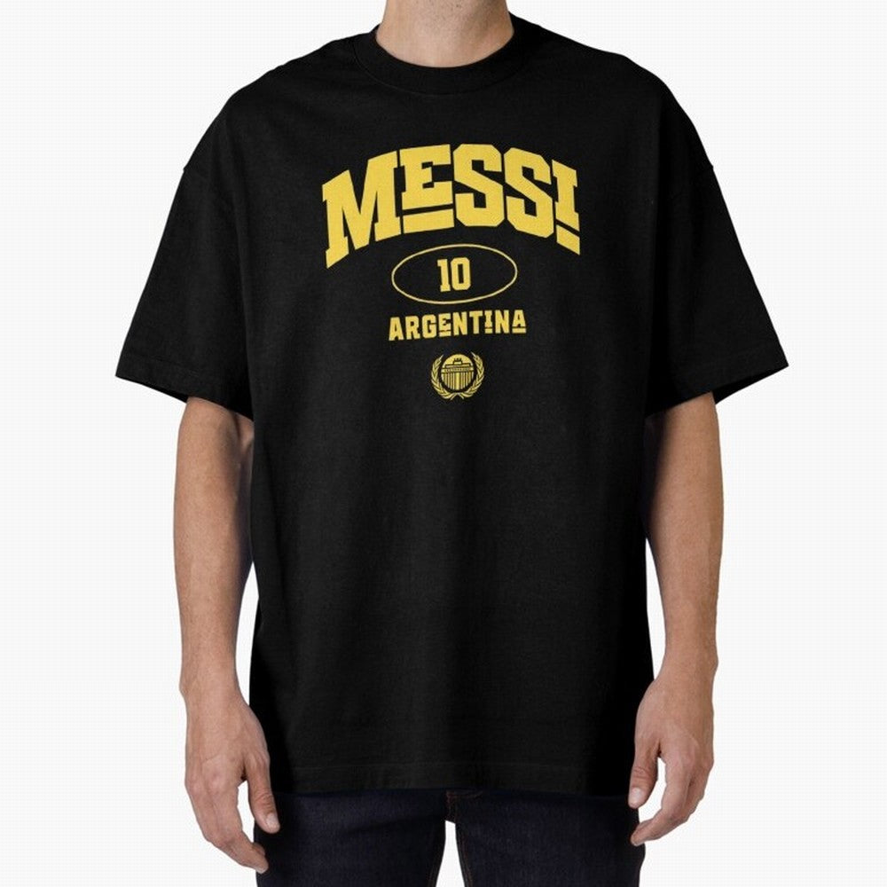 Messi 10: Yellow Text Soccer Legend T-shirt Active T-Shirt Experience the Global Stage of FIFA World Cup 2026 Group Stage for Fans of Cristiano Ronaldo, Haaland and CR7 and Brazil, Portugal and Argentina, Bringing Global Supporter Spirit, Legendary