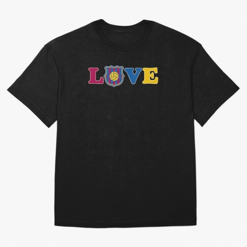Love Barcelona Oversized T-Shirt Relive Match Day Hype around FIFA World Cup 2026 USA Canada Mexico, Cristiano Ronaldo, Haaland and CR7, England and Germany, Sports Nostalgia, International Competition, Famous Players and Unforgettable Victories;