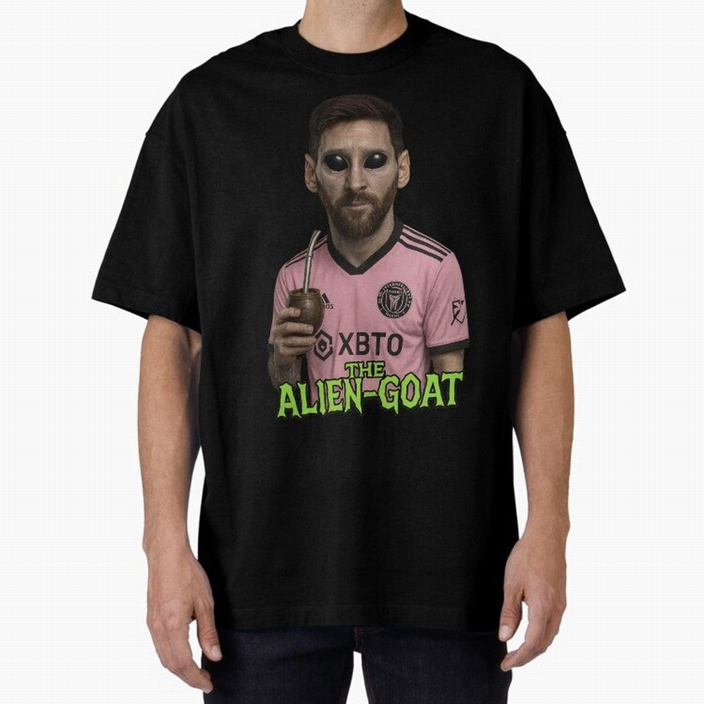 Messi Alien-GOAT: Extraterrestrial Fusion and Messi The Goat Inter Miami Jersey Classic T-Shirt Create FIFA World Cup 2026 USA Canada Mexico Spirit, Celebrating England, Mbappe and Neymar, Fan Favorite Moments, National Team Passion, Big Match