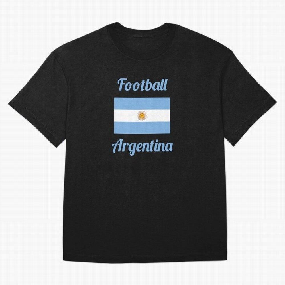 Argentina Football Flag ¨C Albiceleste Soccer Supporter Classic T-Shirt Make Your Look Match Global Football Passion for FIFA World Cup 2026 USA Canada Mexico, Capturing Neymar, Haaland and Cristiano Ronaldo, Argentina, France and Brazil, Stadium