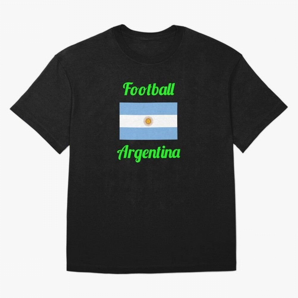 Argentina Football Flag ¨C Albiceleste Soccer Supporter Classic T-Shirt Show Fan Pride Across Match Day Hype around FIFA World Cup 2026 USA Canada Mexico, Haaland, Portugal, Spain and Germany, Championship Spirit, Famous Goals, Roaring Crowds and