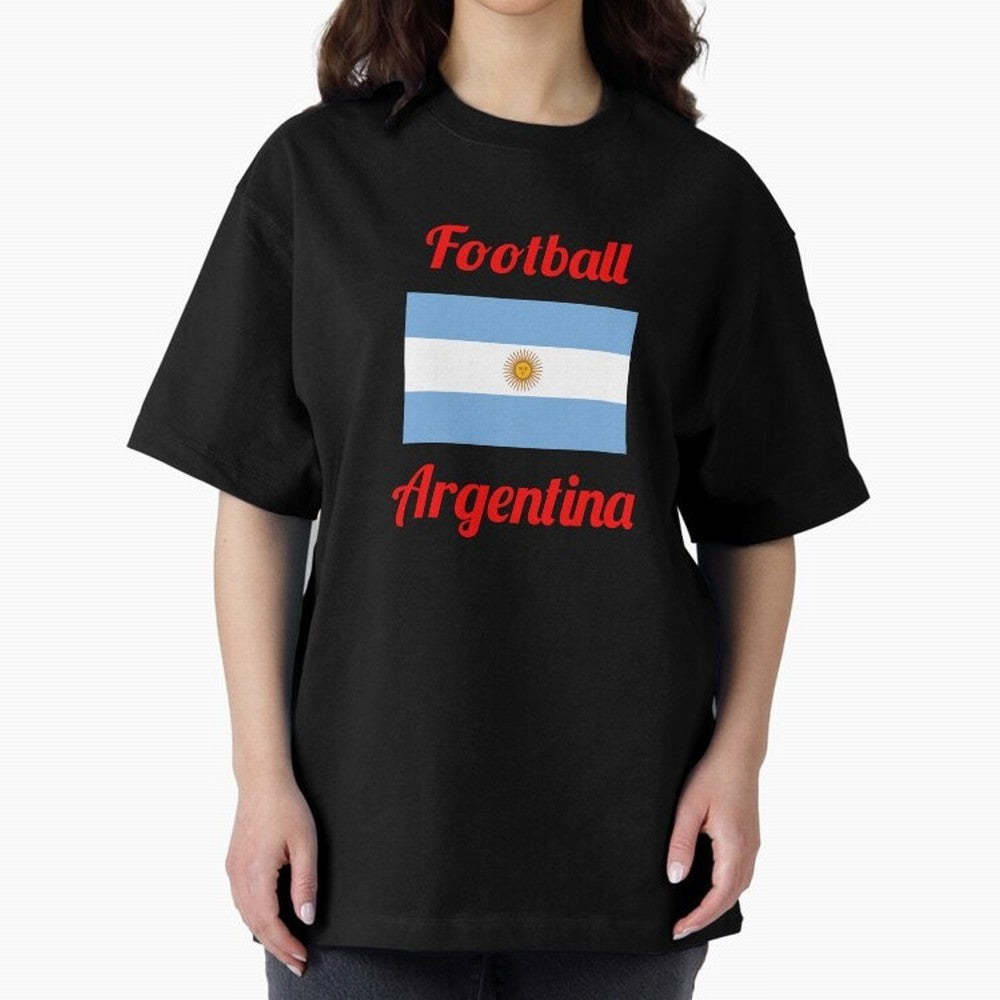 Argentina Football Flag ¨C Albiceleste Soccer Supporter Classic T-Shirt Share the FIFA World Cup 2026 Journey through Mbappe Highlights, Portugal Pride, Tournament Hype, Historic Matchups, Family Viewing Parties and Global Sports Pride; Ideal for