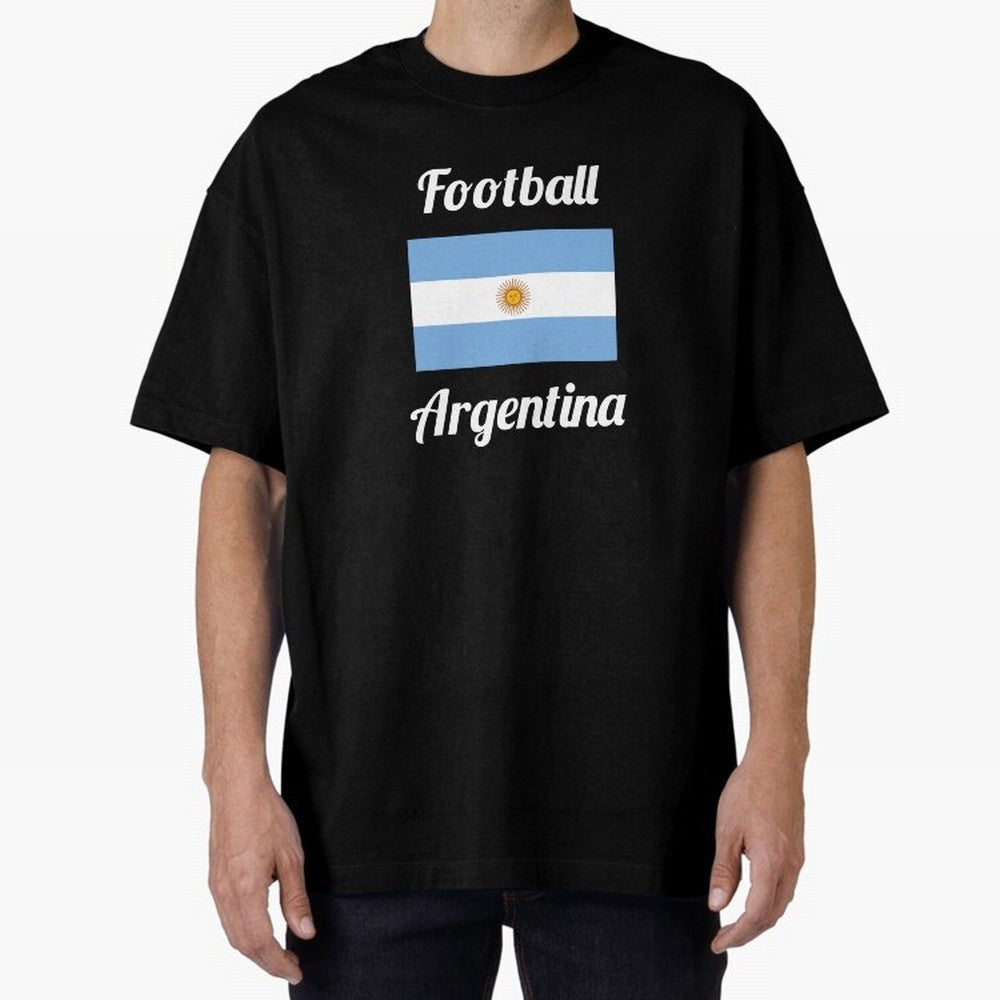 Argentina Football Flag ¨C Albiceleste Soccer Supporter Active T-Shirt Share Global Football Passion for FIFA World Cup 2026 USA Canada Mexico, Driven by Messi, Neymar and Mbappe, Spain and Netherlands, Soccer Culture, Superstar Moments, National