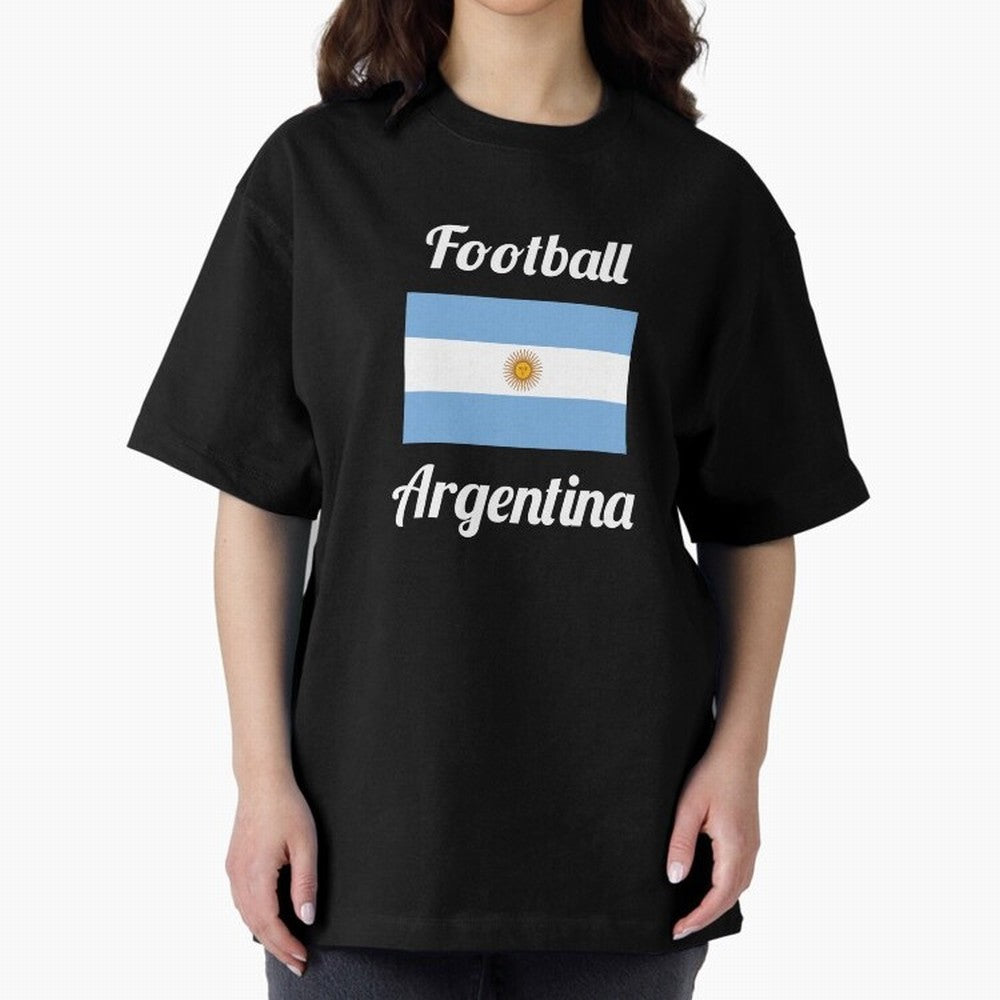 Argentina Football Flag ¨C Albiceleste Soccer Supporter Active T-Shirt Share Global Football Passion for FIFA World Cup 2026 USA Canada Mexico, Driven by Messi, Neymar and Mbappe, Spain and Netherlands, Soccer Culture, Superstar Moments, National