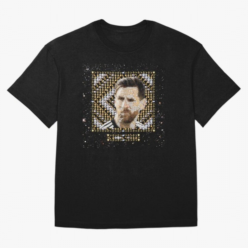 Goat Emojified Messi-Inspired Visual Tribute Essential T-Shirt Show Support during FIFA World Cup 2026 Spirit, Centered on France, Haaland and Mbappe, Stadium Memories, Football Loyalty, International Chants and Championship Tradition; Ideal for