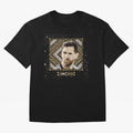Goat Emojified Messi-Inspired Visual Tribute Essential T-Shirt Show Support during FIFA World Cup 2026 Spirit, Centered on France, Haaland and Mbappe, Stadium Memories, Football Loyalty, International Chants and Championship Tradition; Ideal for