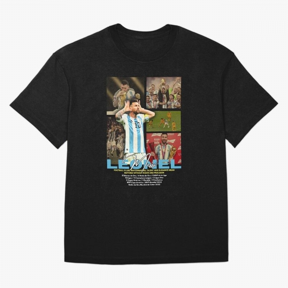 Leonel Messi Qatar World Cup 2022 Classic T-Shirt Capture Stadium Memories from FIFA World Cup 2026 for Fans of Haaland and Mbappe and England, France and Netherlands, Bringing Tournament Hype, Historic Matchups, Family Viewing Parties and Global