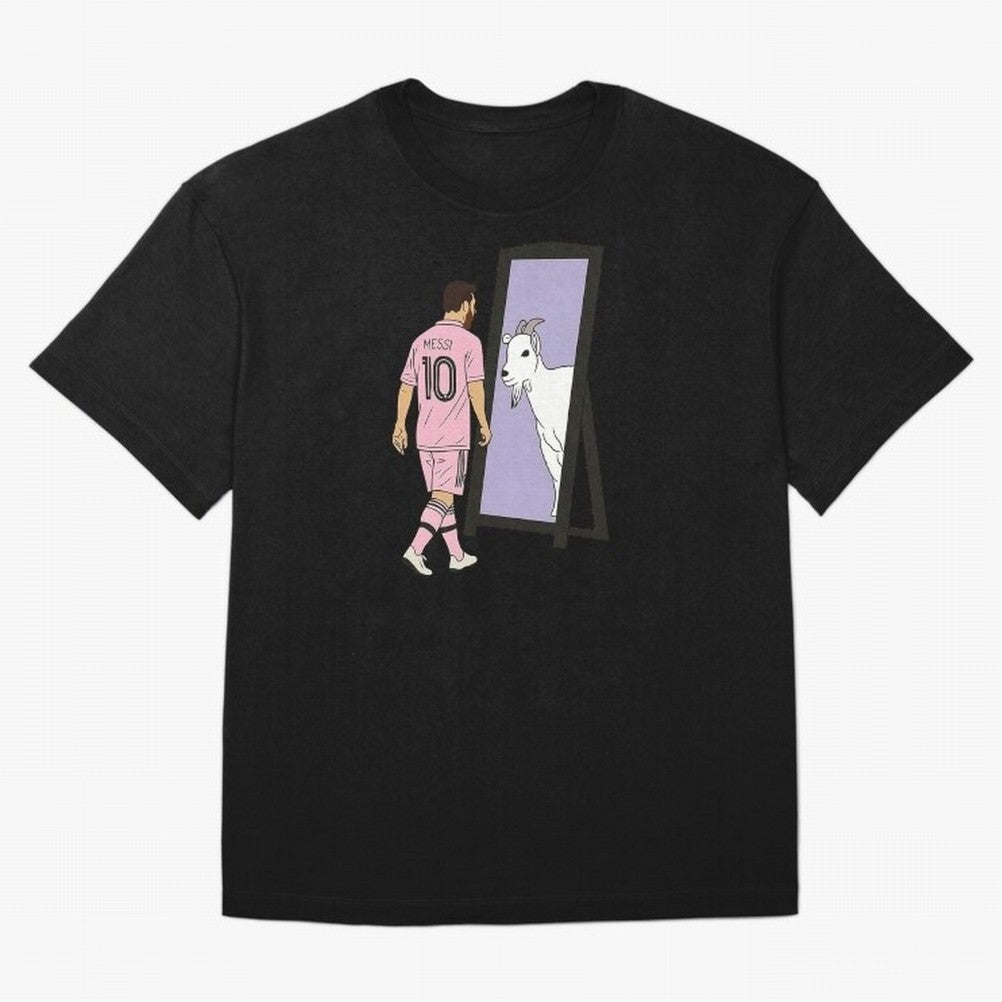 Messi Inter Miami Oversized T-Shirt Stand Out with Spirit from FIFA World Cup 2026 for Fans of Cristiano Ronaldo, Haaland and CR7 and Portugal, Bringing Championship Spirit, Famous Goals, Roaring Crowds and International Football Unity; Perfect for