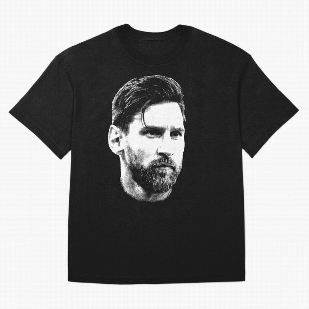 Design Big Face Lionel Messi Classic T-Shirt Honor the Football Icons of Match Day Hype around FIFA World Cup 2026 Group Stage, Haaland and Mbappe, Argentina and Brazil, Vintage Soccer Flavor, Modern Football Stars, National Flags and Final Night