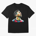 Messi Oversized T-Shirt Back the Journey through FIFA World Cup 2026 Spirit, Highlighting Brazil, Portugal and Argentina, Neymar, Stadium Chants, National Pride, Trophy Dreams and Unforgettable Football Memories; Great for Watch Parties, Sports