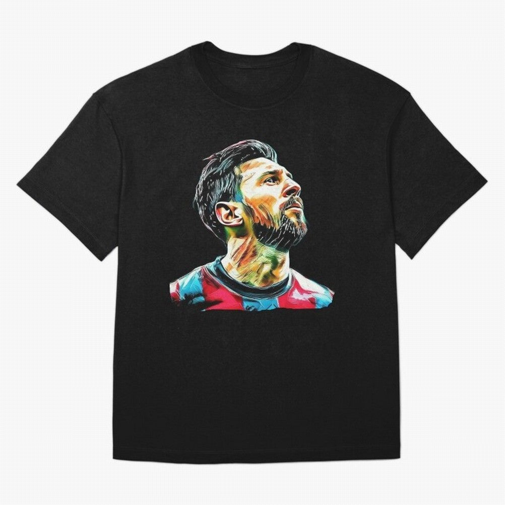 Messi Oversized T-Shirt Back the Journey through FIFA World Cup 2026 Spirit, Highlighting Brazil, Portugal and Argentina, Neymar, Stadium Chants, National Pride, Trophy Dreams and Unforgettable Football Memories; Great for Watch Parties, Sports