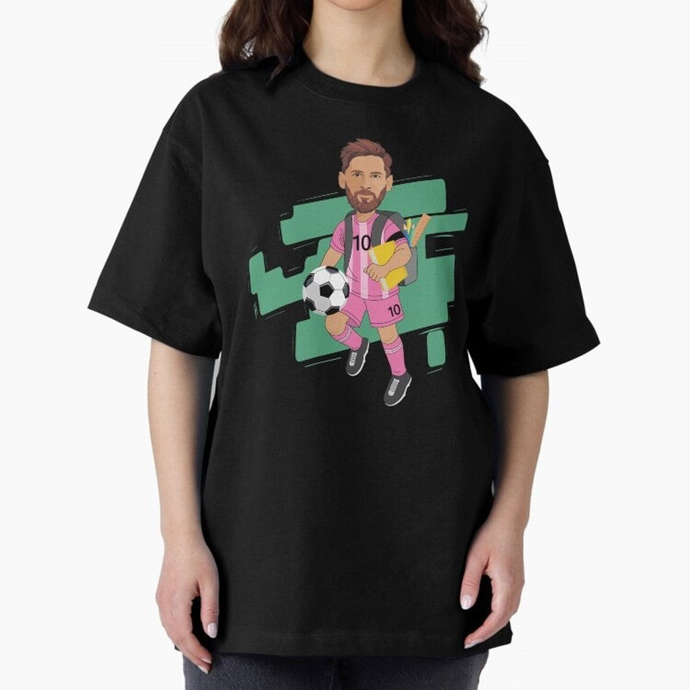 BACK TO SCHOOL - CARICATURE - LIONEL - MESSI - LEO Classic T-Shirt Follow the Road to FIFA World Cup 2026 USA Canada Mexico for Fans of Cristiano Ronaldo and Argentina and Brazil, Bringing Champion Mindset, Group Stage Buzz, Knockout Tension and
