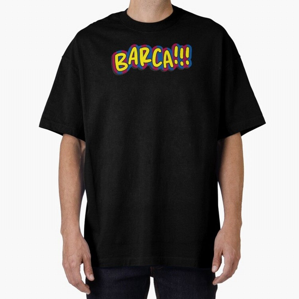 FC Barcelona Barca Oversized T-Shirt Share the Excitement of FIFA World Cup 2026 USA Canada Mexico Spirit, Driven by England and Germany, Neymar, Haaland and Cristiano Ronaldo, Classic Soccer Heritage, Championship Pressure, Fan Loyalty and