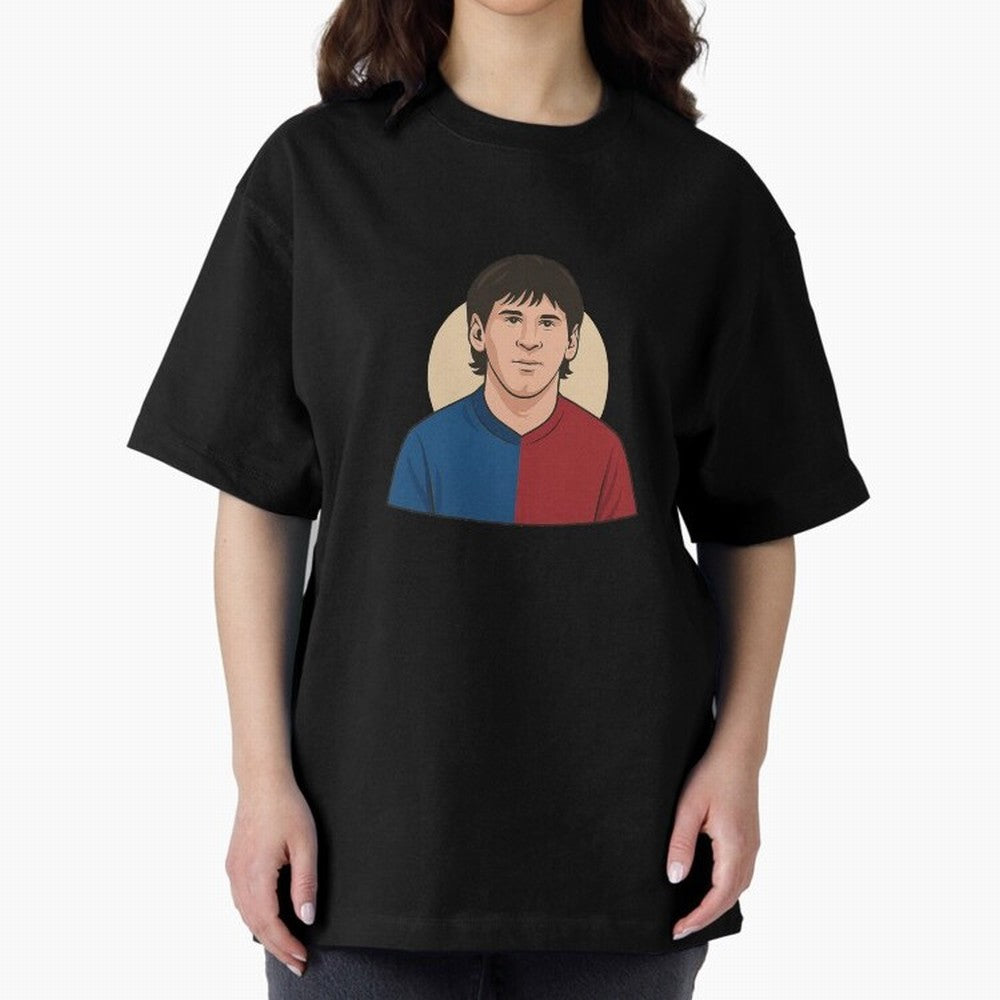 messi 2009 Oversized T-Shirt Celebrate Unforgettable Nights in Global Football Passion for FIFA World Cup 2026 USA Canada Mexico, Celebrating Messi, CR7 and Mbappe, England and Germany, Championship Spirit, Famous Goals, Roaring Crowds and