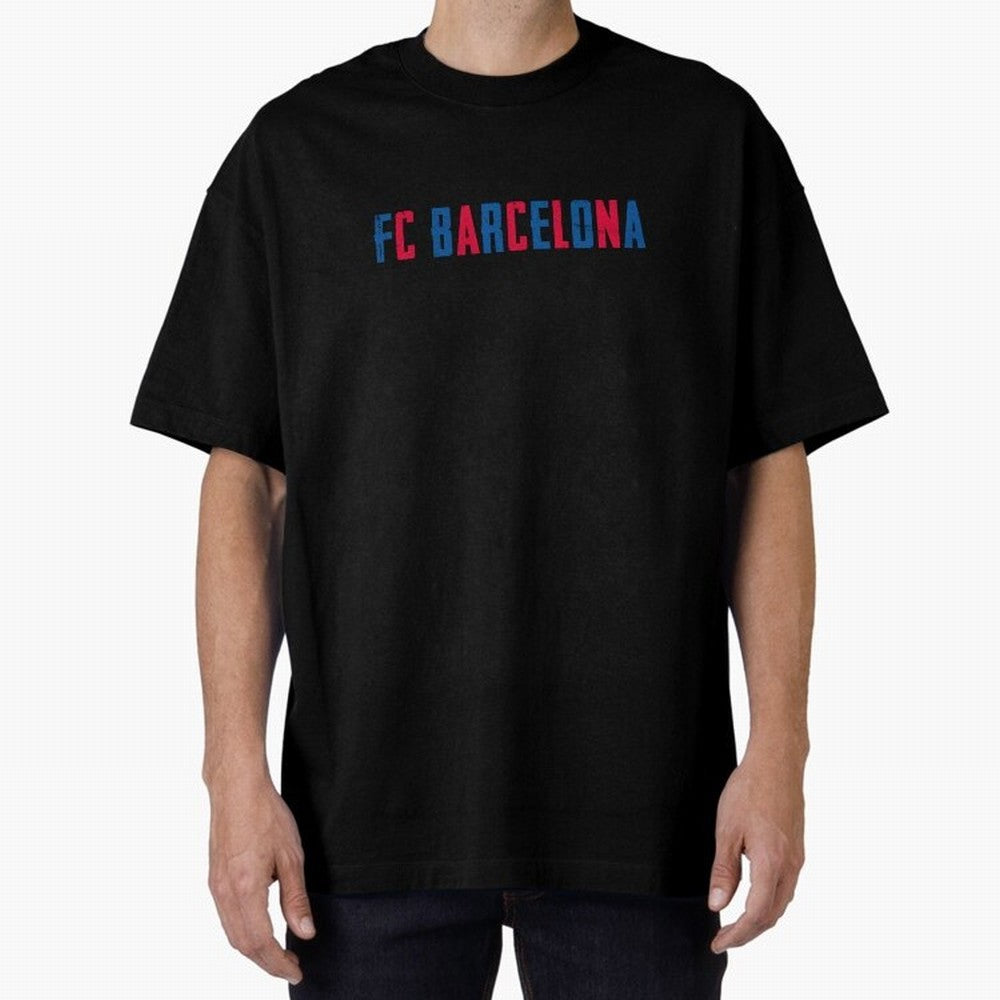 fcb Oversized T-Shirt Celebrate the Road through the FIFA World Cup 2026 Journey through Neymar Highlights, France and Portugal Pride, Fan Favorite Moments, National Team Passion, Big Match Drama and Soccer History; Ideal for Passionate Fans Who