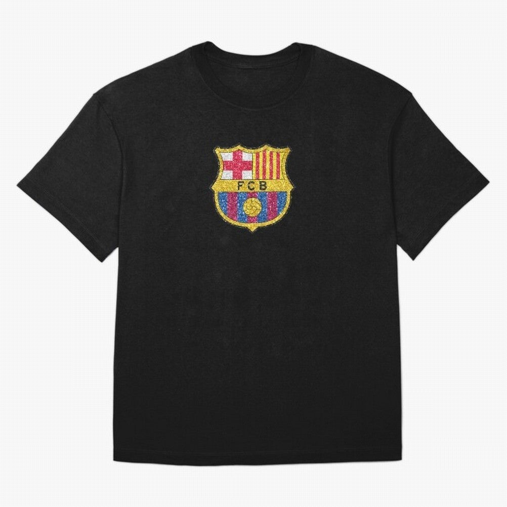 barca glitter logo Oversized T-Shirt Enjoy the Biggest Football Party of Global Football Passion for FIFA World Cup 2026, Featuring Mbappe and Neymar, Spain and Netherlands, Stadium Chants, National Pride, Trophy Dreams and Unforgettable Football