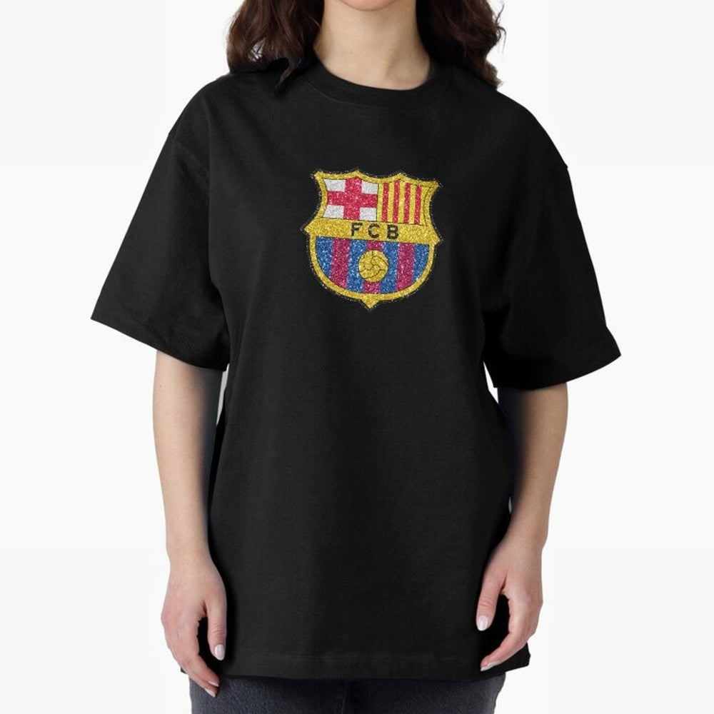 barca glitter logo Oversized T-Shirt Enjoy the Biggest Football Party of Global Football Passion for FIFA World Cup 2026, Featuring Mbappe and Neymar, Spain and Netherlands, Stadium Chants, National Pride, Trophy Dreams and Unforgettable Football