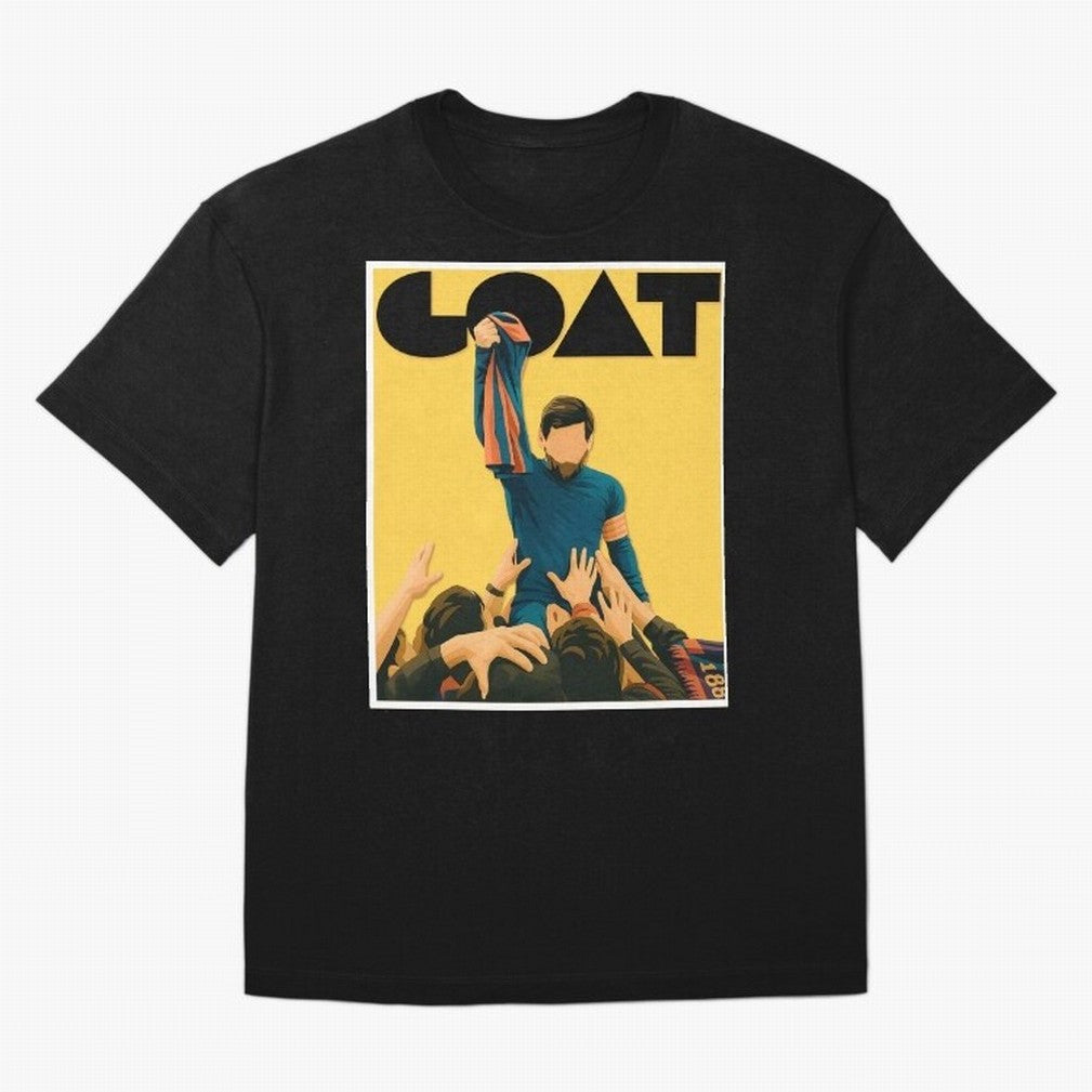 Lionel Messi Men's Football GOAT T-Shirt | Argentina Retro Vintage Messi Shirt Fan Gift Oversized T-Shirt Make the Season About Match Day Hype around FIFA World Cup 2026 USA Canada Mexico, Haaland, France, Sports Nostalgia, International