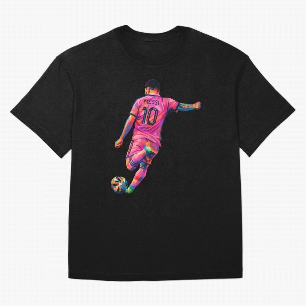 Lionel Messi - Inter Miami Wpap Art Classic T-Shirt Share Global Football Passion for FIFA World Cup 2026, Celebrating Neymar, England, France and Netherlands, Championship Spirit, Famous Goals, Roaring Crowds and International Football Unity;