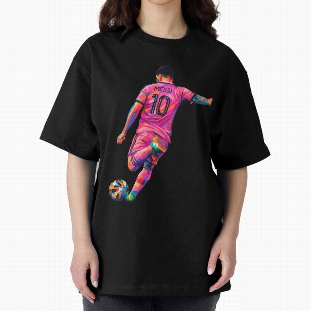 Lionel Messi - Inter Miami Wpap Art Classic T-Shirt Share Global Football Passion for FIFA World Cup 2026, Celebrating Neymar, England, France and Netherlands, Championship Spirit, Famous Goals, Roaring Crowds and International Football Unity;