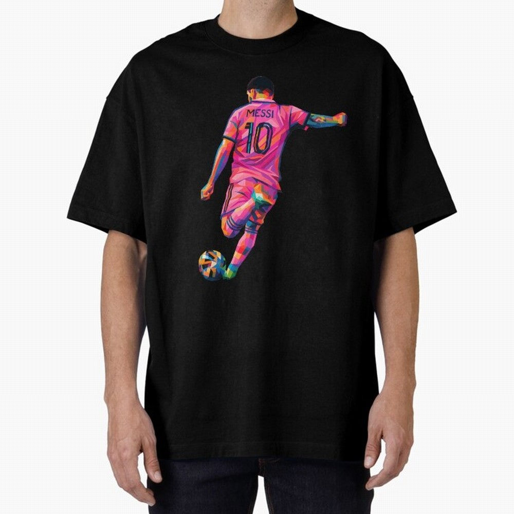 Lionel Messi - Inter Miami Wpap Art Classic T-Shirt Share Global Football Passion for FIFA World Cup 2026, Celebrating Neymar, England, France and Netherlands, Championship Spirit, Famous Goals, Roaring Crowds and International Football Unity;