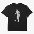 Lionel Messi Black and White Version Classic T-Shirt Bring Supporter Culture to FIFA World Cup 2026 USA Canada Mexico for Fans of Neymar, Haaland and Cristiano Ronaldo and Argentina and Brazil, Bringing Retro Football Energy, Iconic Rivalries,