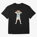Leo Messi World Cup Celebration Classic T-Shirt Mark FIFA World Cup 2026 Group Stage Driven by Neymar, Haaland and Cristiano Ronaldo, Portugal Energy, Champion Mindset, Group Stage Buzz, Knockout Tension and Passionate Fan Culture; Created for