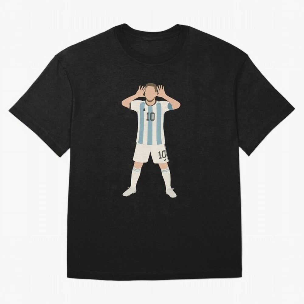 Leo Messi World Cup Celebration Classic T-Shirt Mark FIFA World Cup 2026 Group Stage Driven by Neymar, Haaland and Cristiano Ronaldo, Portugal Energy, Champion Mindset, Group Stage Buzz, Knockout Tension and Passionate Fan Culture; Created for