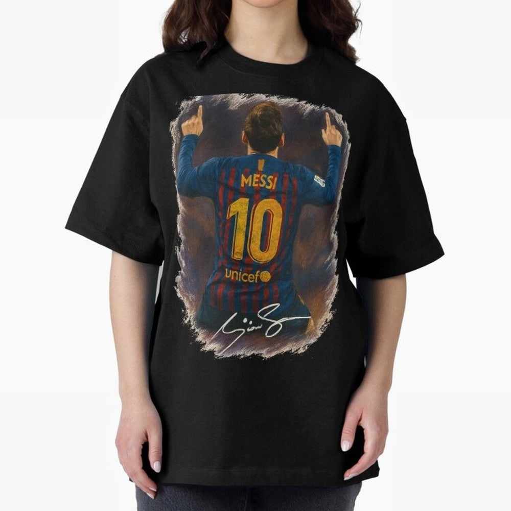 Lionel Messi Barcelona Tribute ¨C Iconic Number 10 Celebration Art Print Classic T-Shirt Make Every Kick Count in FIFA World Cup 2026 Spirit, Connected to France, CR7, Soccer Culture, Superstar Moments, National Team Dreams and Competitive Fire;