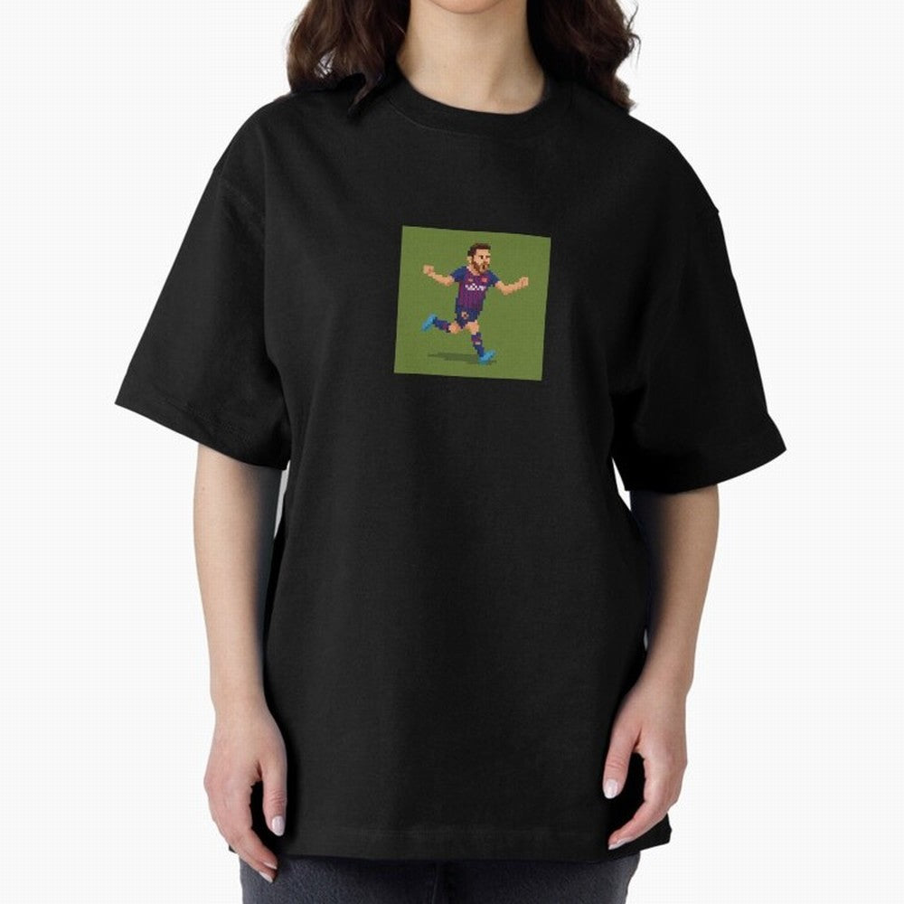 Lionel Messi Barcelona Pixel Art Tribute Classic T-Shirt Showcase Global Football Passion for FIFA World Cup 2026, Built around Messi, Brazil, Global Supporter Spirit, Legendary Goals, National Colors and Tournament Celebration; Perfect for