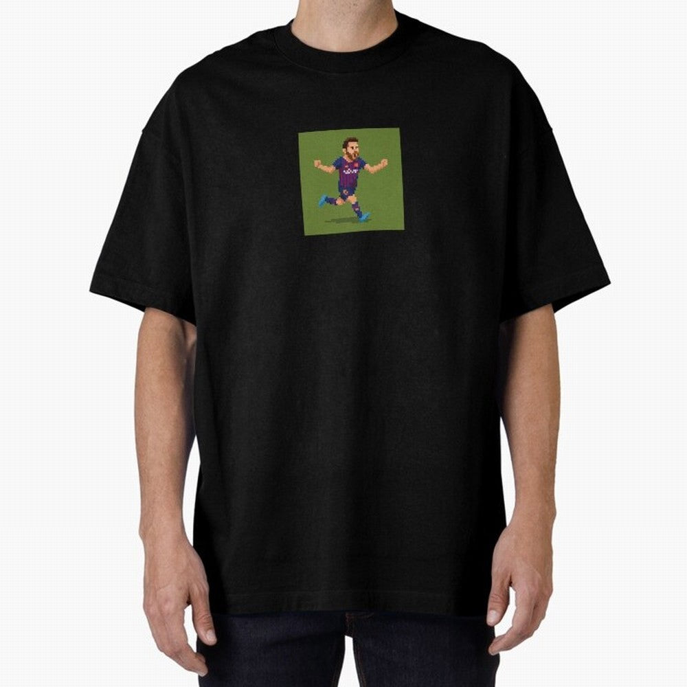 Lionel Messi Barcelona Pixel Art Tribute Classic T-Shirt Showcase Global Football Passion for FIFA World Cup 2026, Built around Messi, Brazil, Global Supporter Spirit, Legendary Goals, National Colors and Tournament Celebration; Perfect for