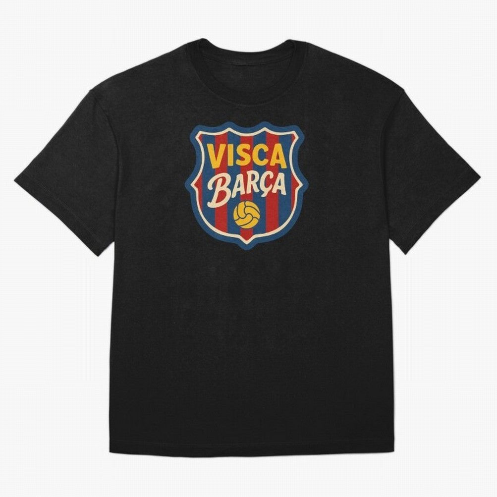 FC Barcelona Visca Barca Badge Classic T-Shirt Honor the Beautiful Game during FIFA World Cup 2026 Group Stage Spirit, Featuring Brazil, Portugal and Argentina, CR7, Global Supporter Spirit, Legendary Goals, National Colors and Tournament