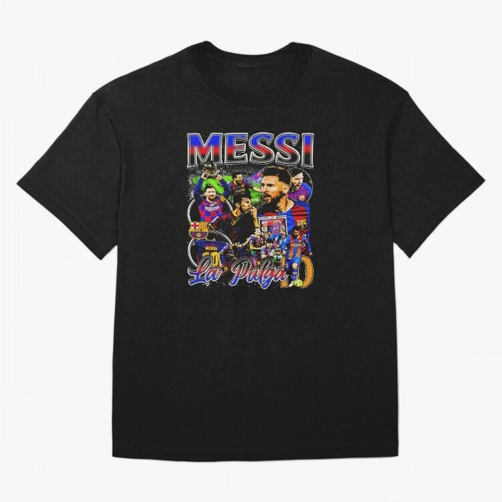 Lionel Messi La Pulga Oversized T-Shirt Join Supporters Worldwide for Global Football Passion for FIFA World Cup 2026 USA Canada Mexico, Celebrating Mbappe, England, Champion Mindset, Group Stage Buzz, Knockout Tension and Passionate Fan Culture;