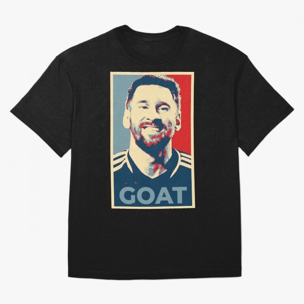 Messi - Hope Oversized T-Shirt Embrace FIFA World Cup 2026 Group Stage Spirit, Driven by France, Haaland and Mbappe, Soccer Culture, Superstar Moments, National Team Dreams and Competitive Fire; Great for Watch Parties, Sports Bars, Family Nights,